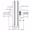 MOTORLIFE 36v 250 watt elektrische radnabenmotor / bürstenlosen motor 250 watt rad